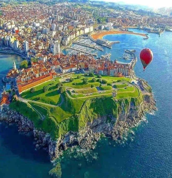 Apartamento Gijon Arena, Con Aparcamiento Kültér fotó