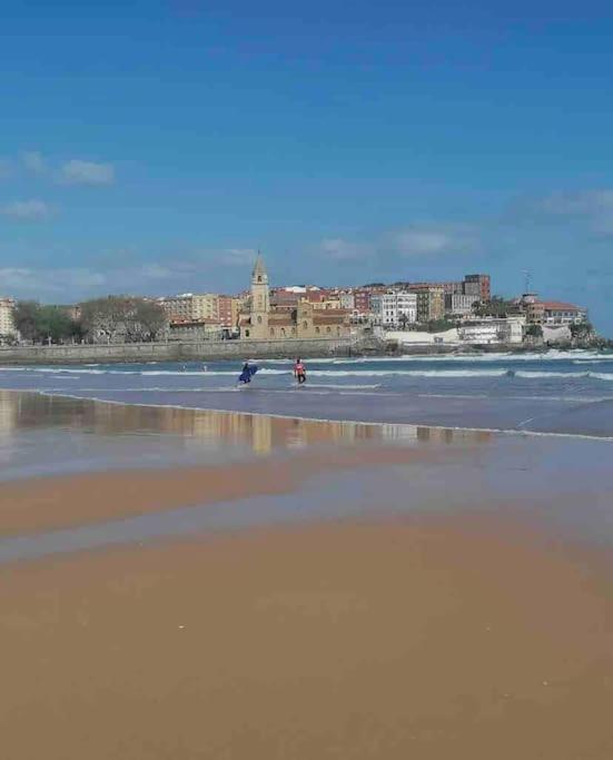 Apartamento Gijon Arena, Con Aparcamiento Kültér fotó